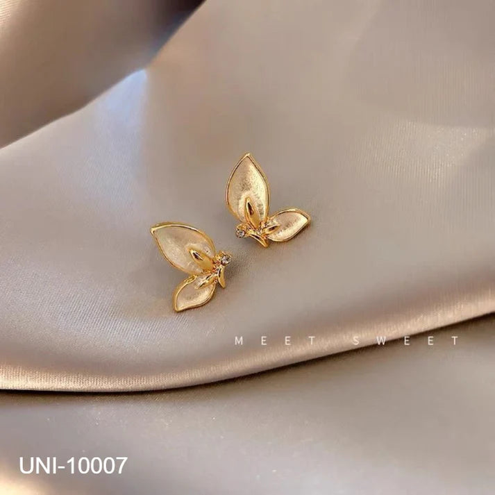 UNI-10007- Beautiful Butterfly Gold - Earring